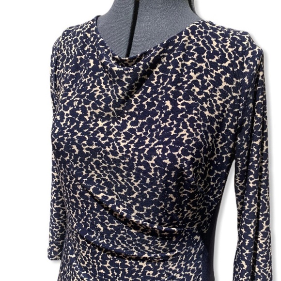 Ralph Lauren | 3 Quarter Sleeve Animal Print Dress - Picture 5 of 9